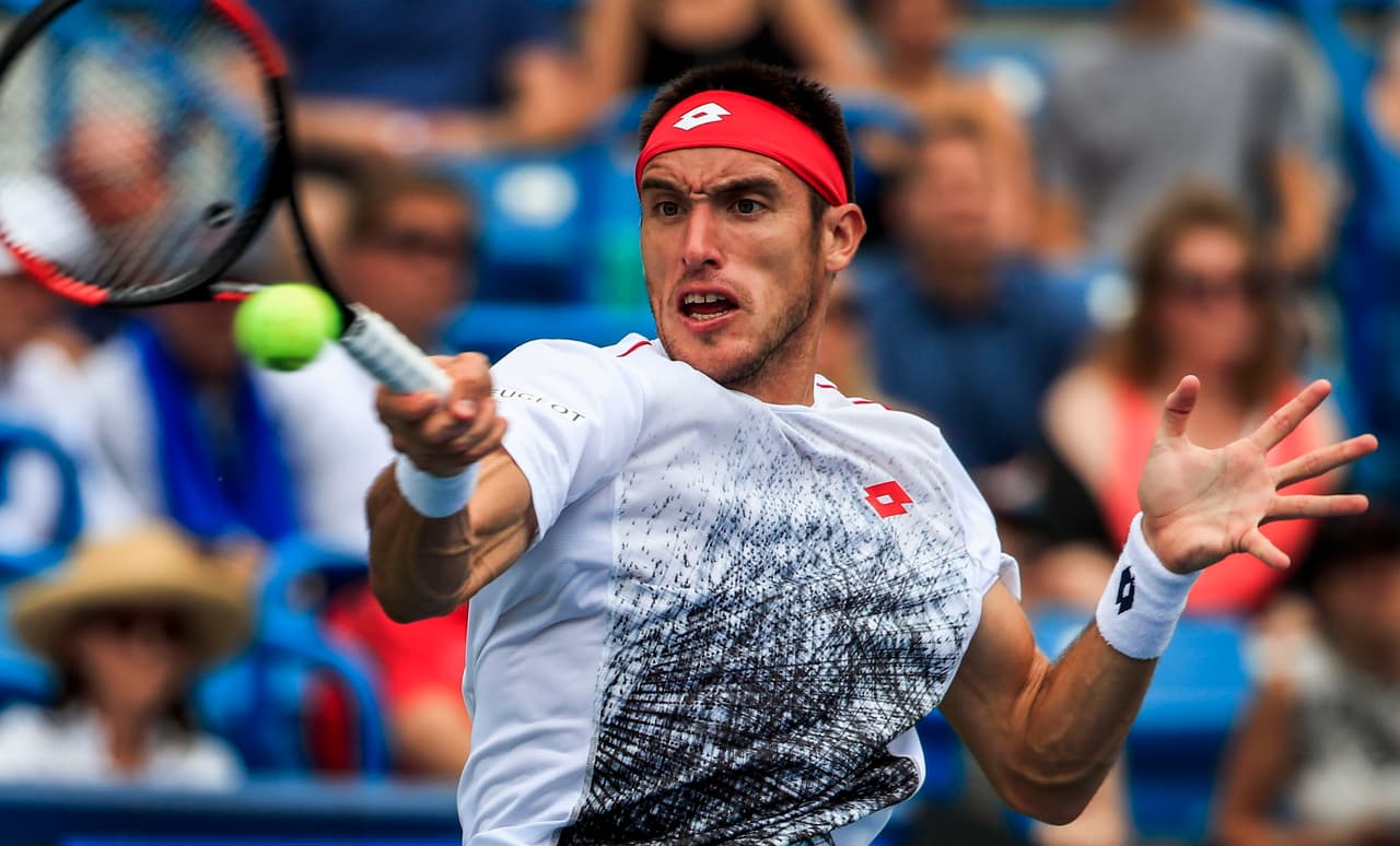 Mayer, junto a su compatriota Juan Martin del Potro, es uno de los pocos latinoamericanos en este torneo, uno de los grandes previo al US Open de tenis.