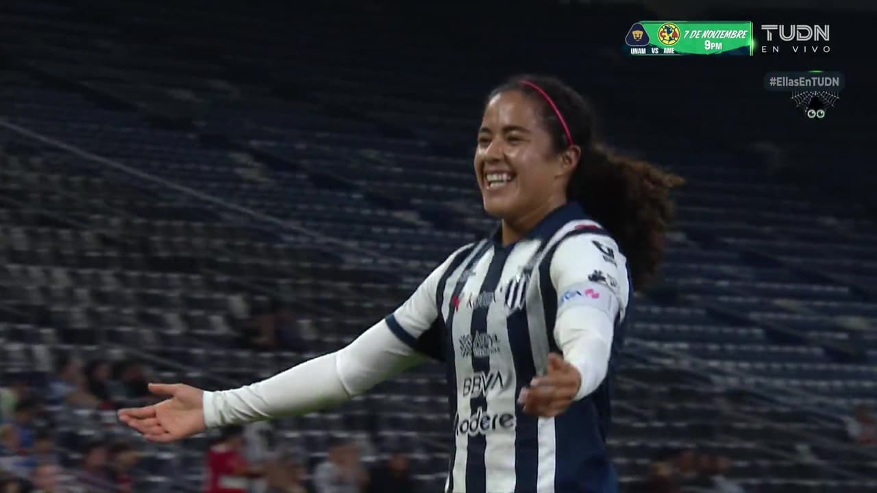 ¡Doblete de la China García! Diana firma su segunda anotación y Rayadas aplasta con su contundencia