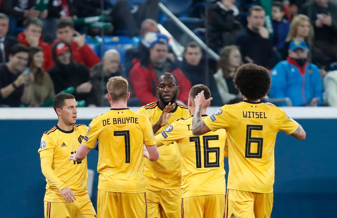 Thorgan Hazard (19’), Eden Hazard (33’, 40’) y Lukaku (72’) anotaron por los visitantes. Dzhikia (79’) anotó el descuento.