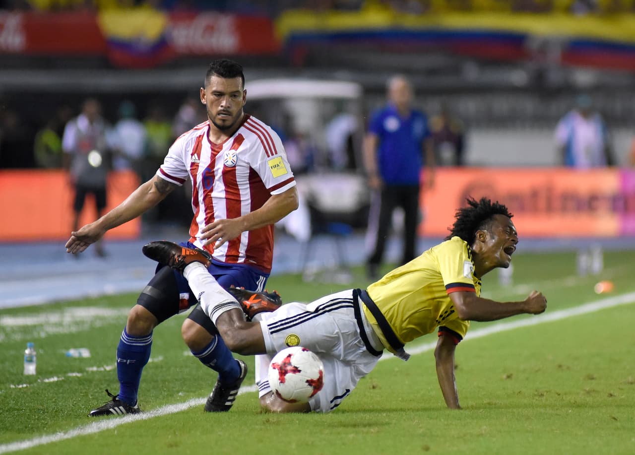<b>Miguel Samudio (Pargauay): </b>el otro defensa de las Águilas también fue titular ante Colombia (triunfo 2-1) y salió al minuto 77. Por otro lado, ante Venezuela (derrota 1-0) fue suplente e ingresó al campo al minuto 62.