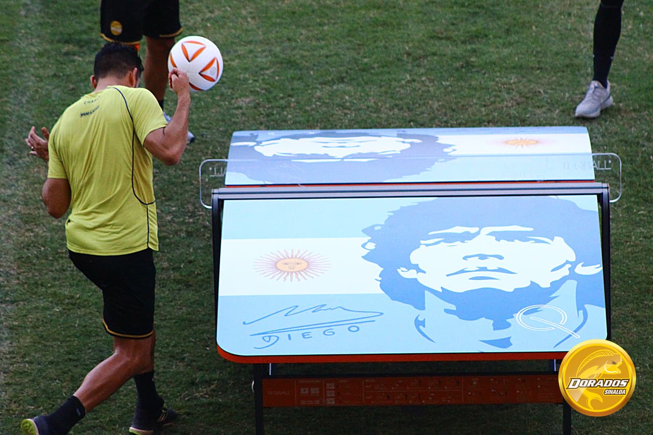 La otra con la cara de Diego Armando Maradona, su firma y los colores de la Selección de Argentina, esa camiseta qué tanto amo el '10'.