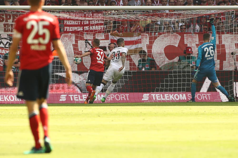 Era el sexto gol del ariete alemán en esta Bundesliga y el séptimo en toda la temporada, ya que marcó uno más en la DFB Pokal.