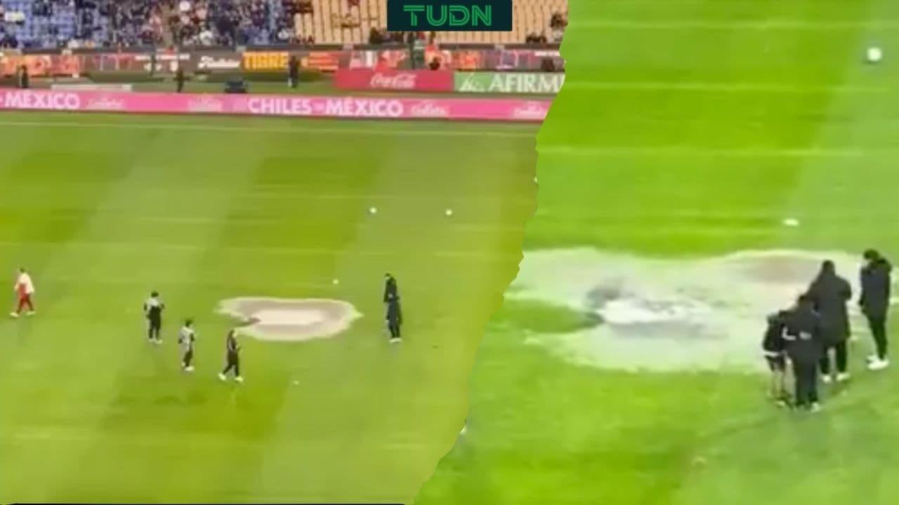 Inundación en la cancha apaga el Volcán