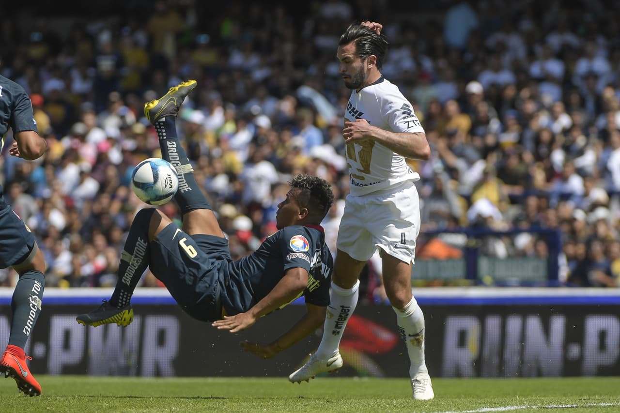 Roger Martínez salió de la cancha del Olímpico Universitario al 65’ en el duelo correspondiente a la jornada 7 del Clausura 2018.