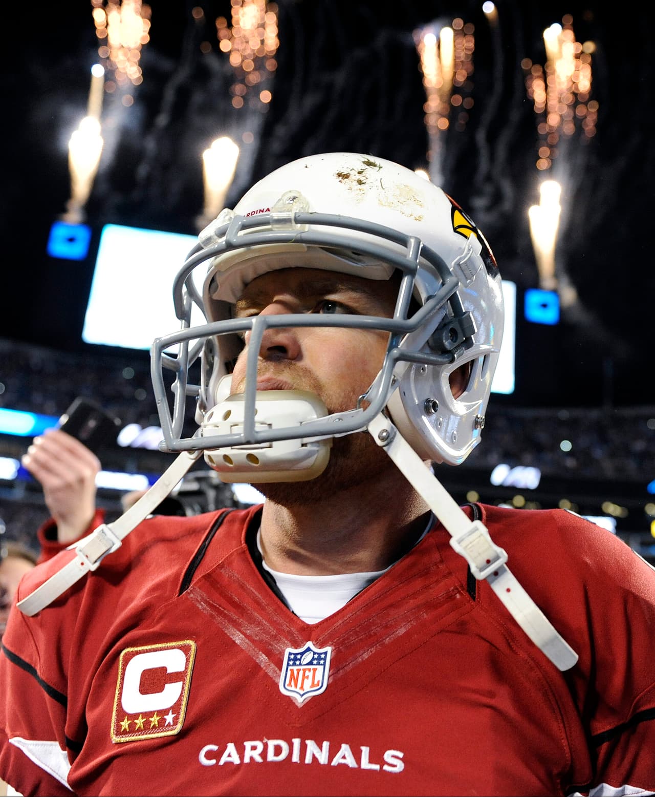 FedExAir & Ground Jugadores del Año: QB Carson Palmer (ARI Cardinals) y RB Adrian Peterson (MIN Vikings).