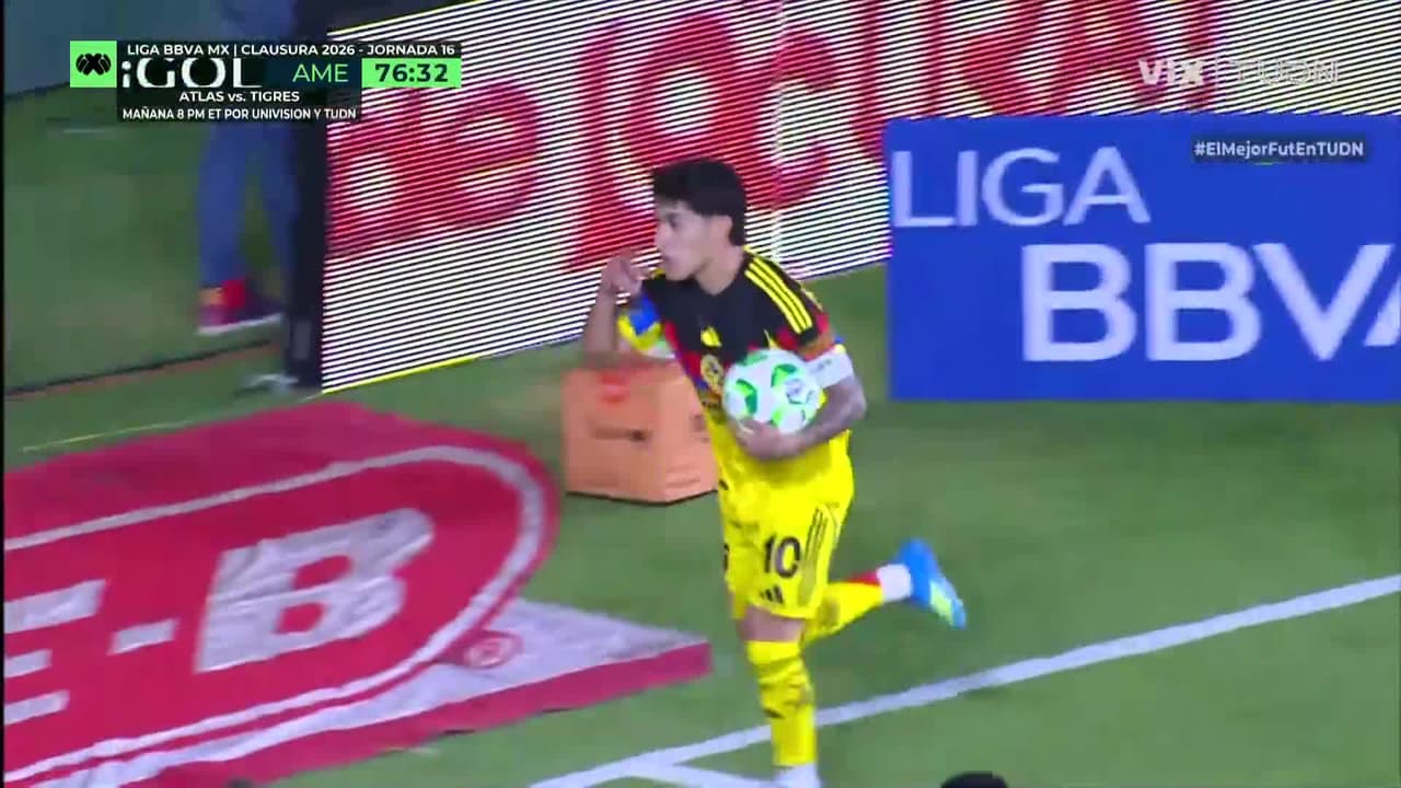 ¡Gol del América! Mano en el área que Zendejas intercambia por gol