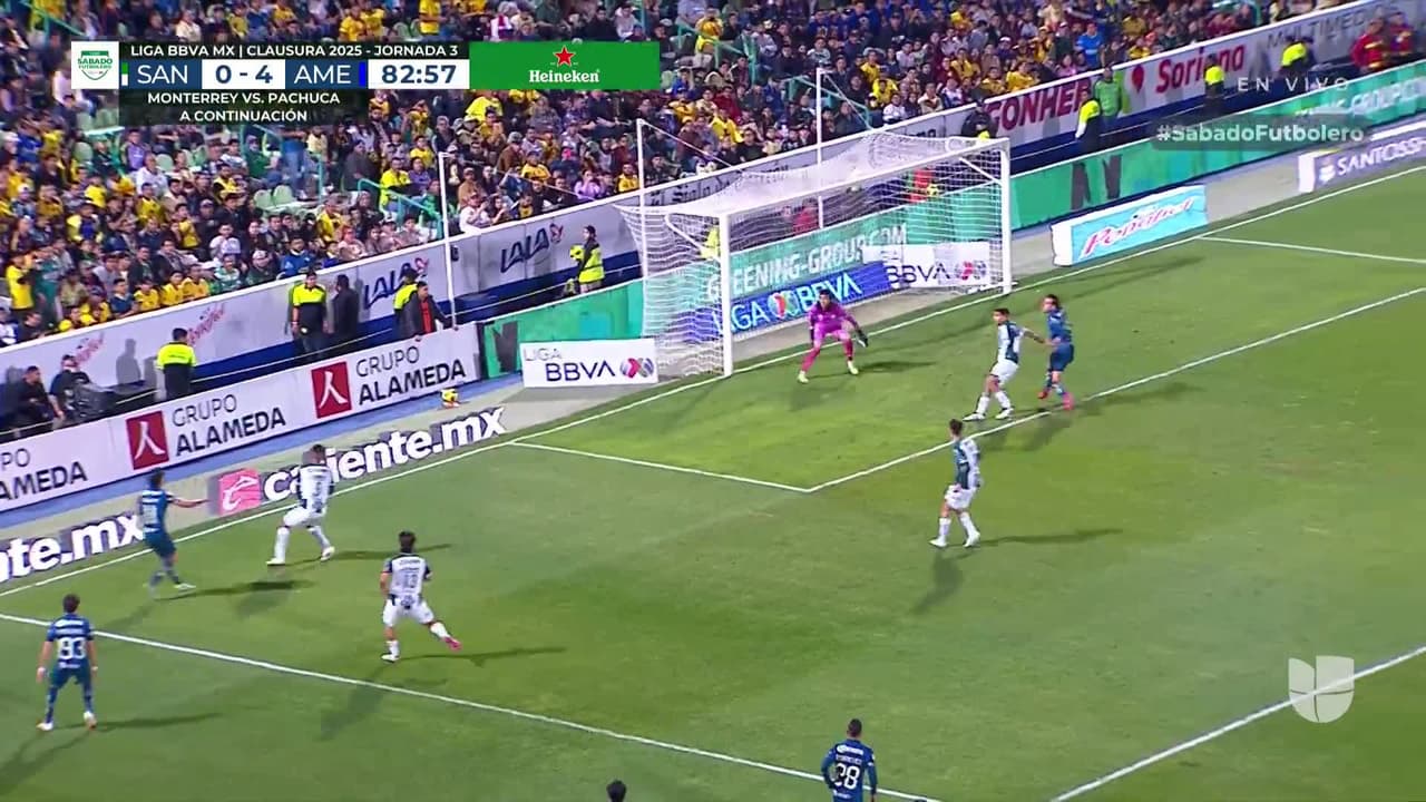 ¡TIRO ATAJADO! disparo por Miguel Ramírez.