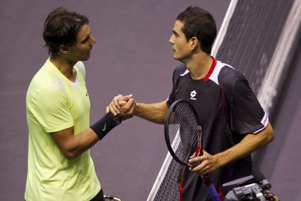 El gran deportista felicitó a su contrincante a pesar de su eliminación.