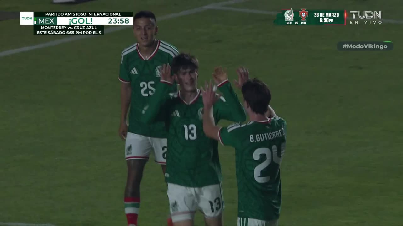 ¡Golazo de México! Asistencia de la Hormiga González y definición de Ledezma