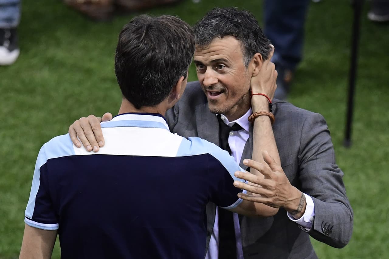 Este fue el último partido de Luis Enrique como técnico del Barcelona, luego de que anunció su renuncia.