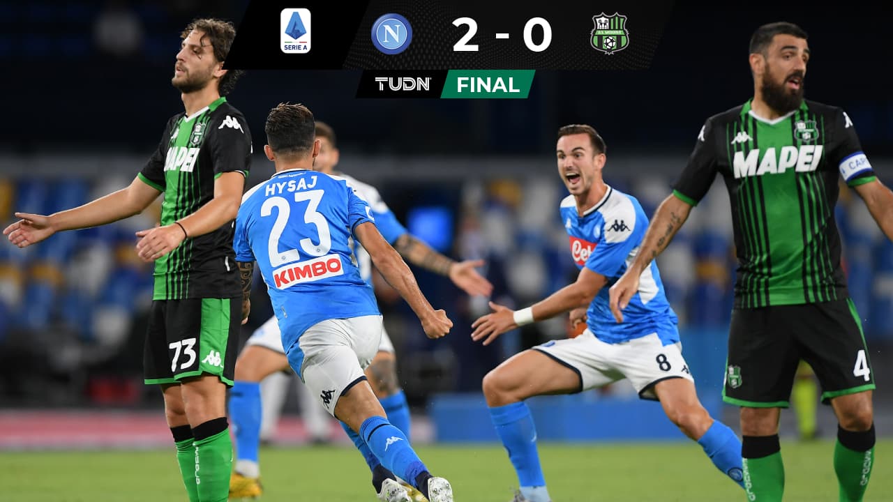 Napoli gana sin Chucky, pero al Sassuolo le anulan cuatro goles