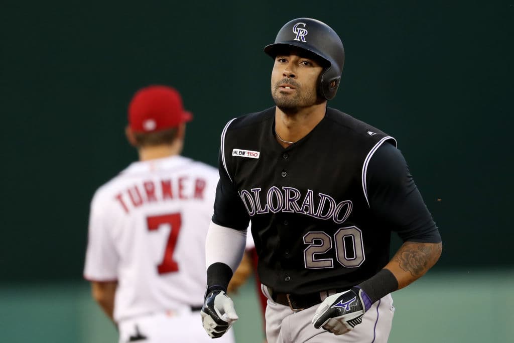Ian Desmond de los Colorado Rockies.