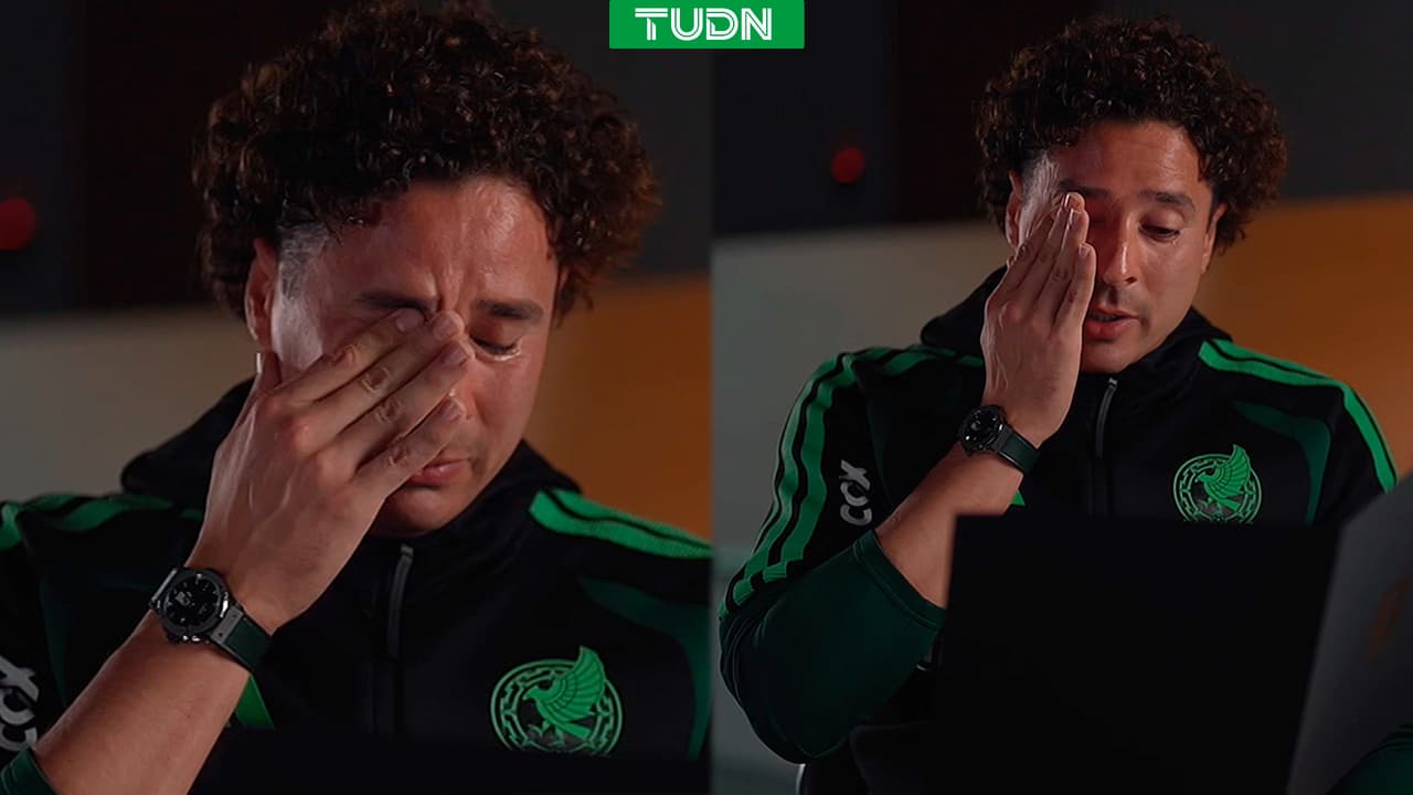 Guillermo Ochoa se rompe leyendo carta de sus hijos por su último mundial