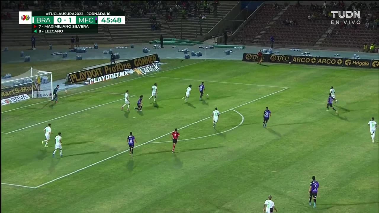 ¡GOOOL! Brian Rubio anota para Mazatlán FC.