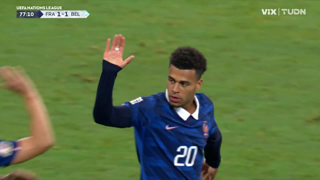 ¡Francia empata a Bélgica con este golazo de Doué!