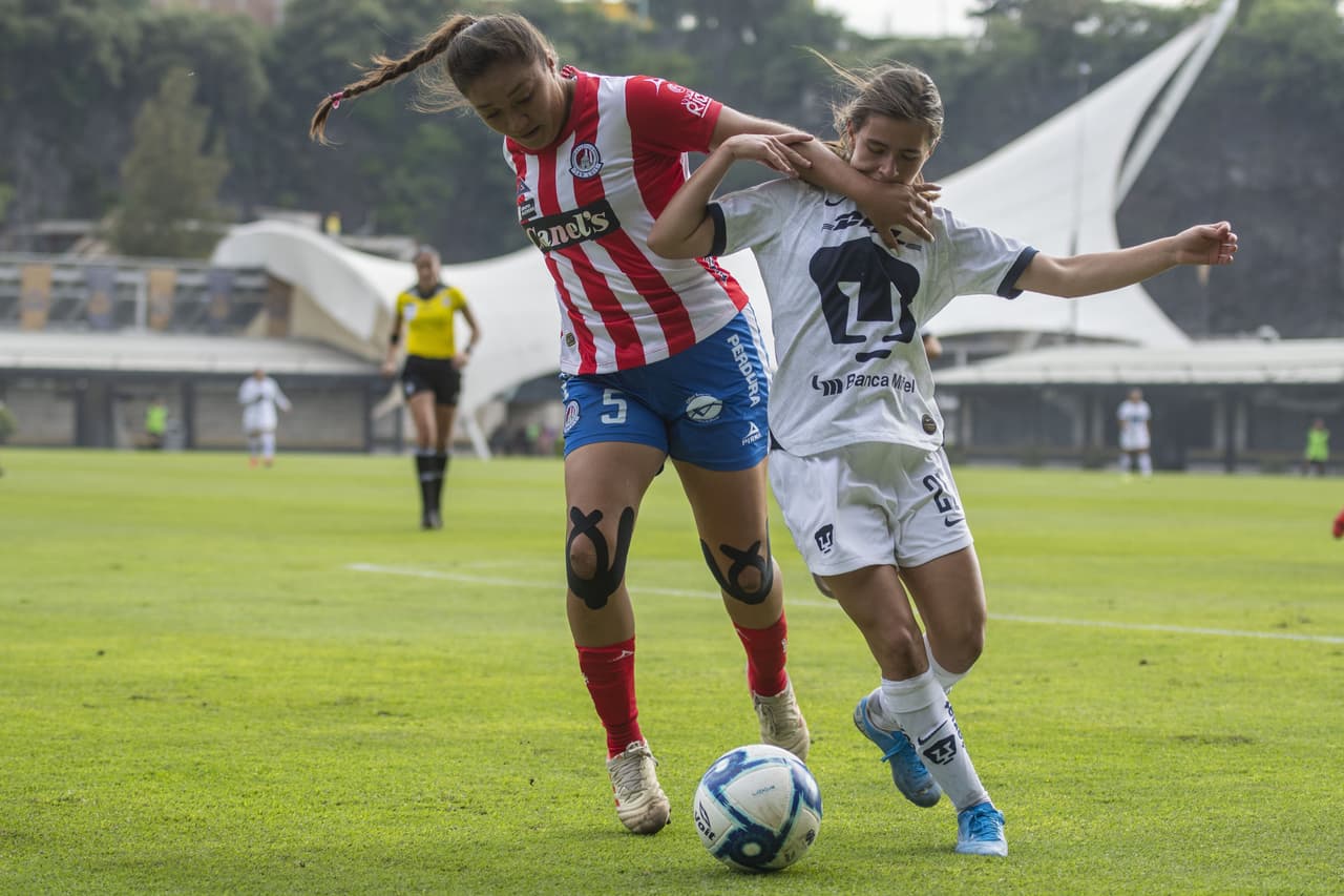 San Luis aguantó, durante 20 minutos, la embestida de las Pumas.