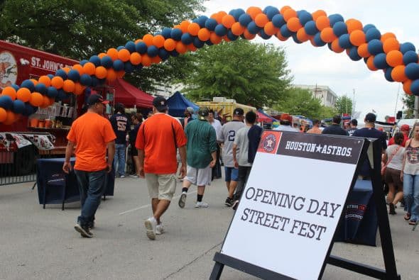 Opening day Astros
