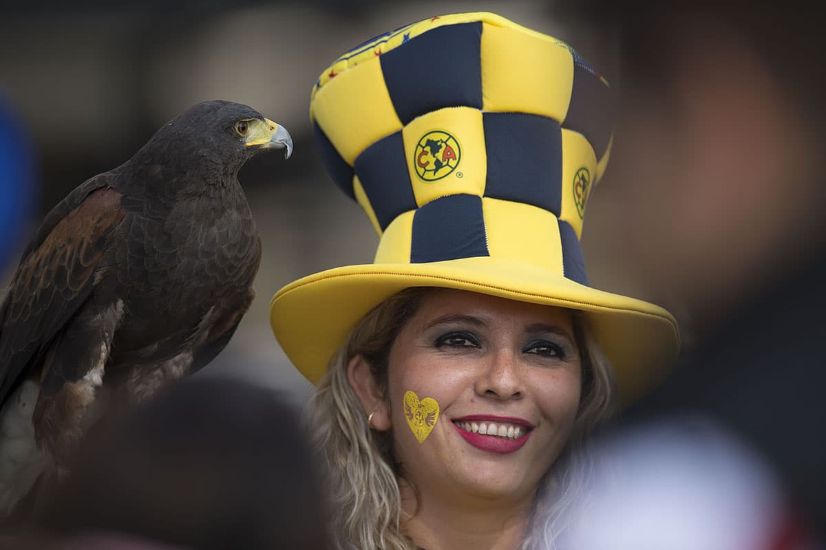 Partido de Acción Durante el Partido America vs Pumas Correspondiente a la Jornada 7 del Apertura 218 de la Liga BBVA Bancomer MX realizado en el Estadio Azteca En la Foto: Partido de acción durante el partido América contra Pumas Correspondiente al Día 7 de la 218a Apertura de la Liga BBVA Bancomer MX celebrada en el Estadio Azteca En la foto: