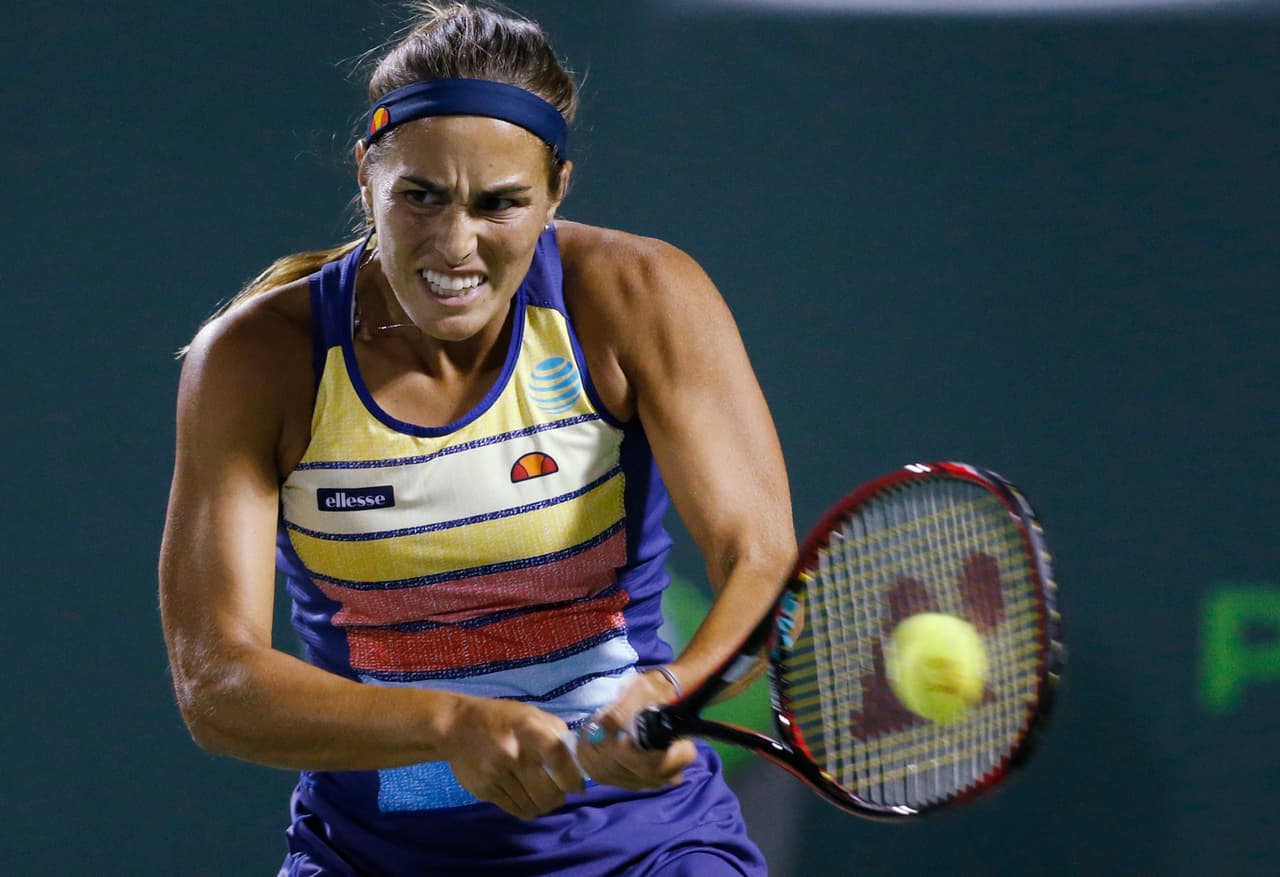 La puertorriqueña Monica Puig llegó a los octavos de final del Miami Open y demuestra una vez más que por su belleza, sensualidad y ante todo su talento es una de las tenistas destacadas del torneo.