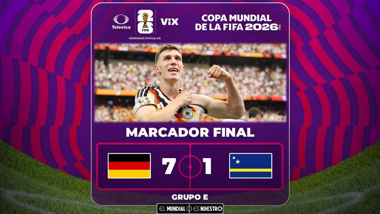 Resumen | ¡Fiesta de goles! Alemania aplasta a Curazao 7-1 en su debut mundialista