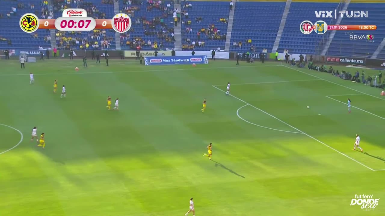¡Inicia la transmisión! América vs. Necaxa de la Liga MX Femenil en directo AQUÍ