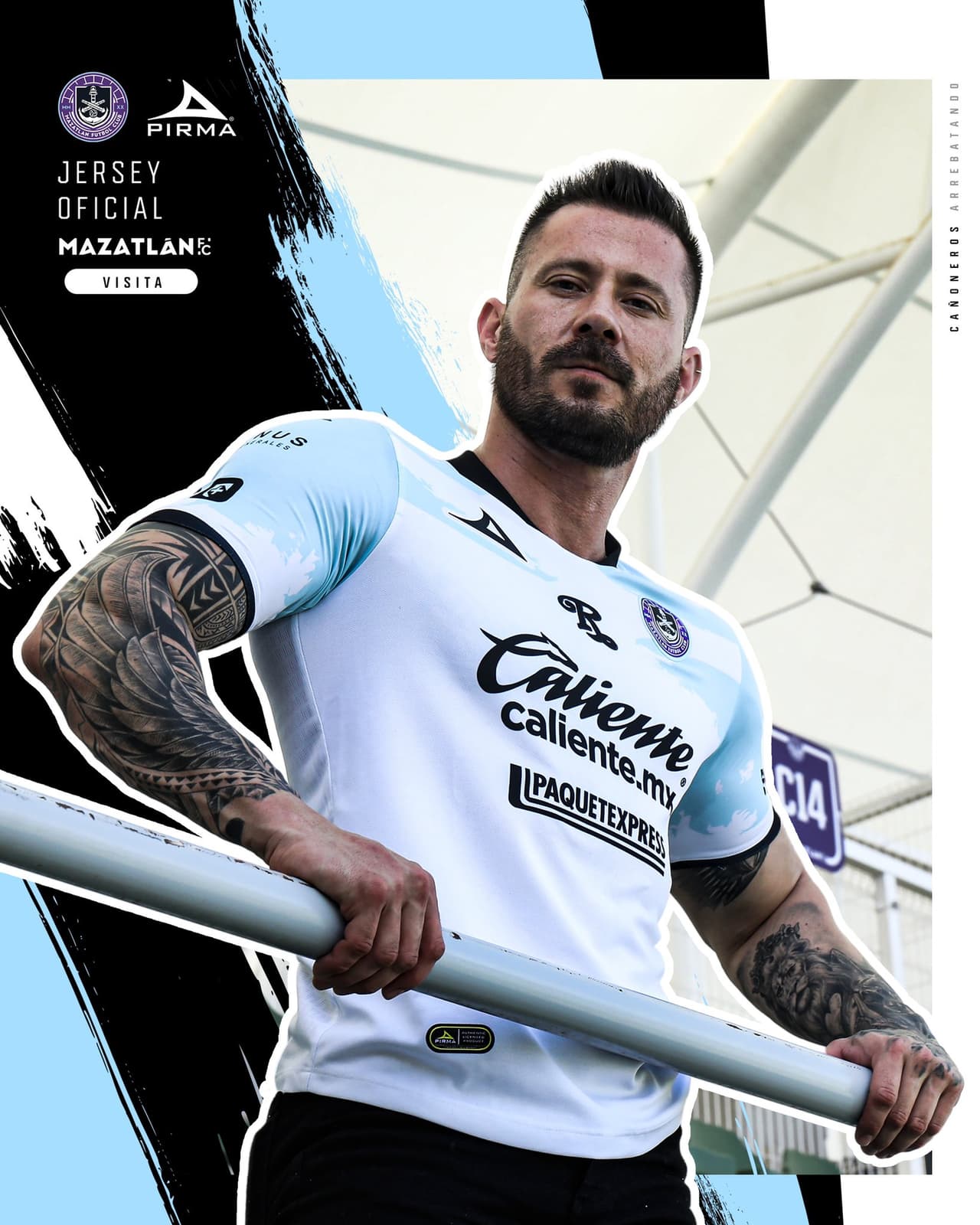 Mazatlán optó por su conocido color morado y al igual que varios clubes se inclinó por el color blanco para su vestimenta de visita.