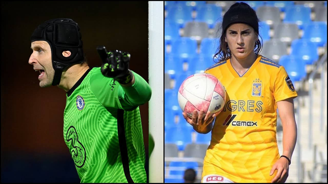 Peter Cech y Gómez Junco