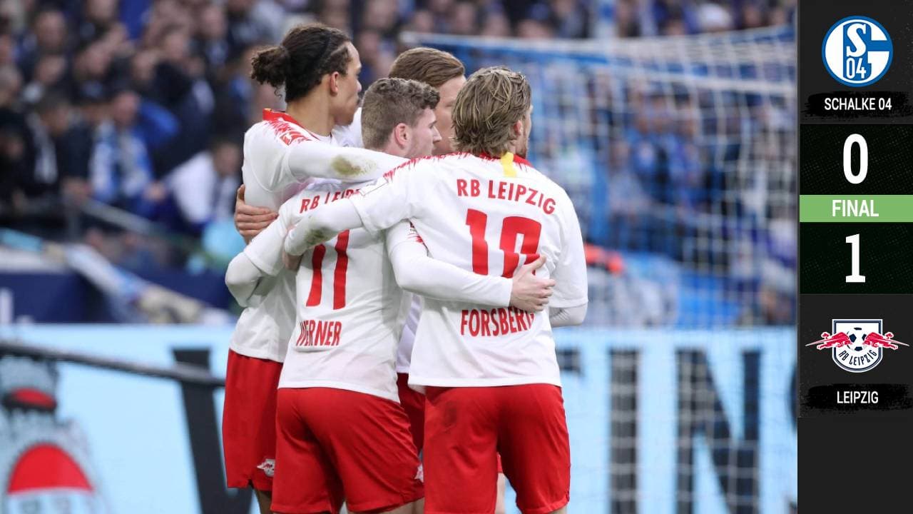 El Leipzig derrota al Schalke y se instala en el tercer lugar de la Bundesliga