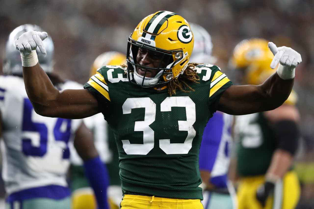 Desde que los Cowboys se convirtieron en un equipo en 1960, ningún corredor les había anotado cuatro touchdowns.
<br>