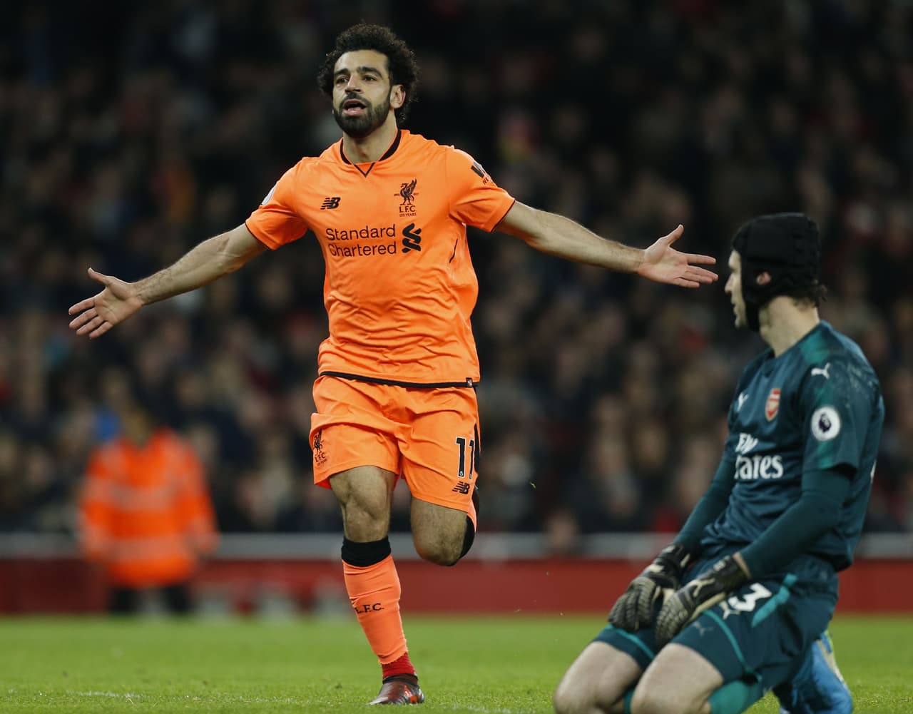 Para el egipcio este fue su gol número 15 en lo que va de la liga inglesa, siendo esta una de sus mejores temporadas en Europa.