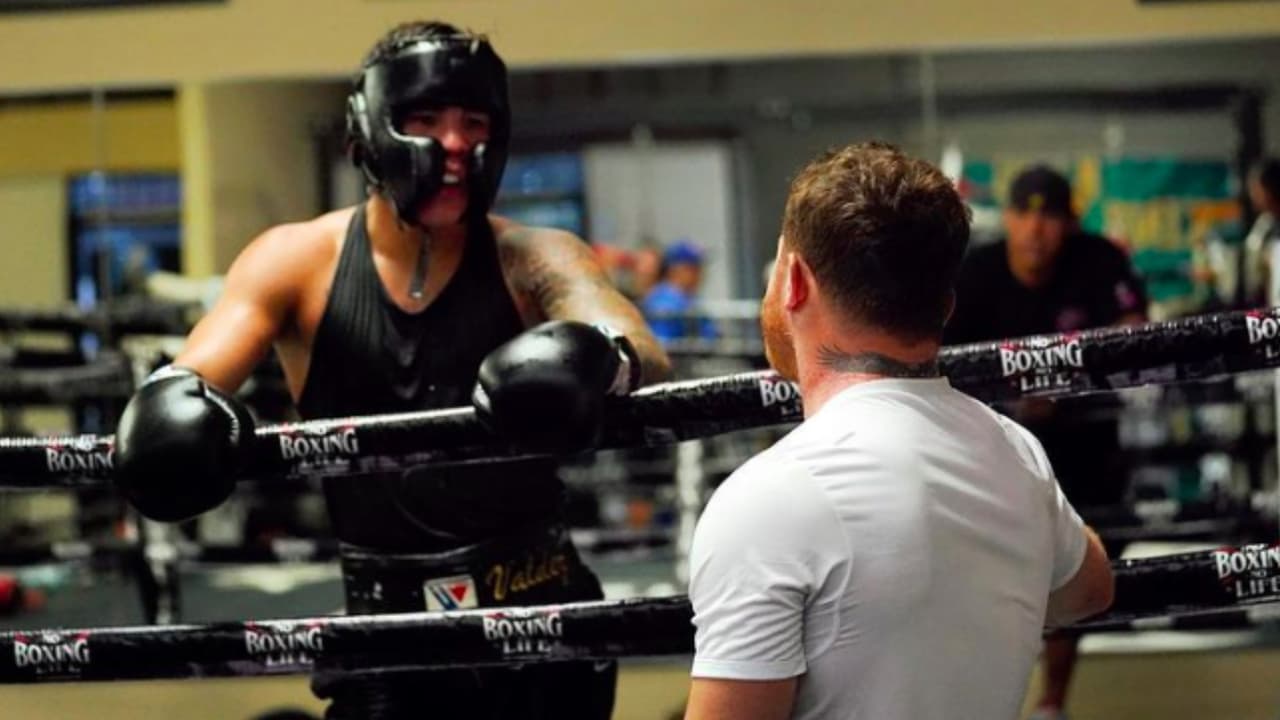Canelo pide a Oscar Valdez no montar espectáculo para la gente