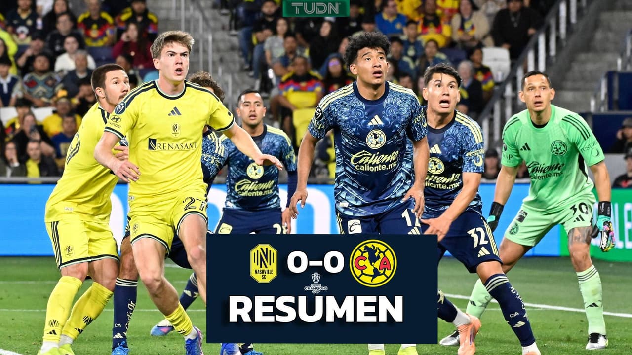 Resumen | Nashville SC vs. América: Partido cerrado que termina en empate