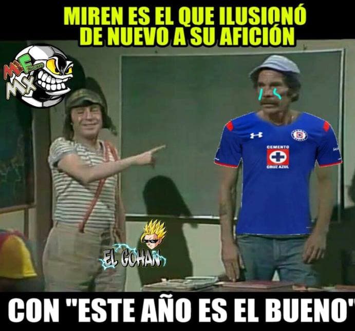 En Cruz Azul se dicen estar fastidiados de los memes y aquí te presentamos los mejores.