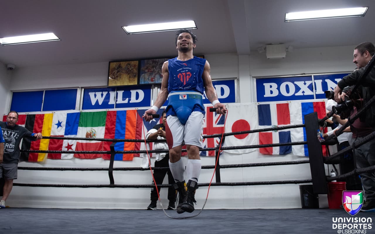 Manny Pacquiao y Adrien Broner se enfrentarán el sábado 19 de enero en el MGM Grand de Las Vegas por la faja AMB wélter del filipino.