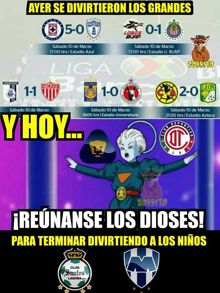 Disfruta con los mejores memes que nos dejó la Jornada 11 del Clausura 2018