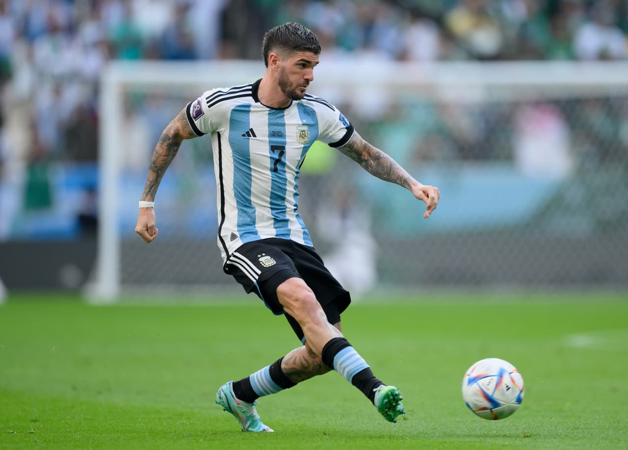 Rodrigo de Paul reconoce que vencer a México les quitó un peso de encima