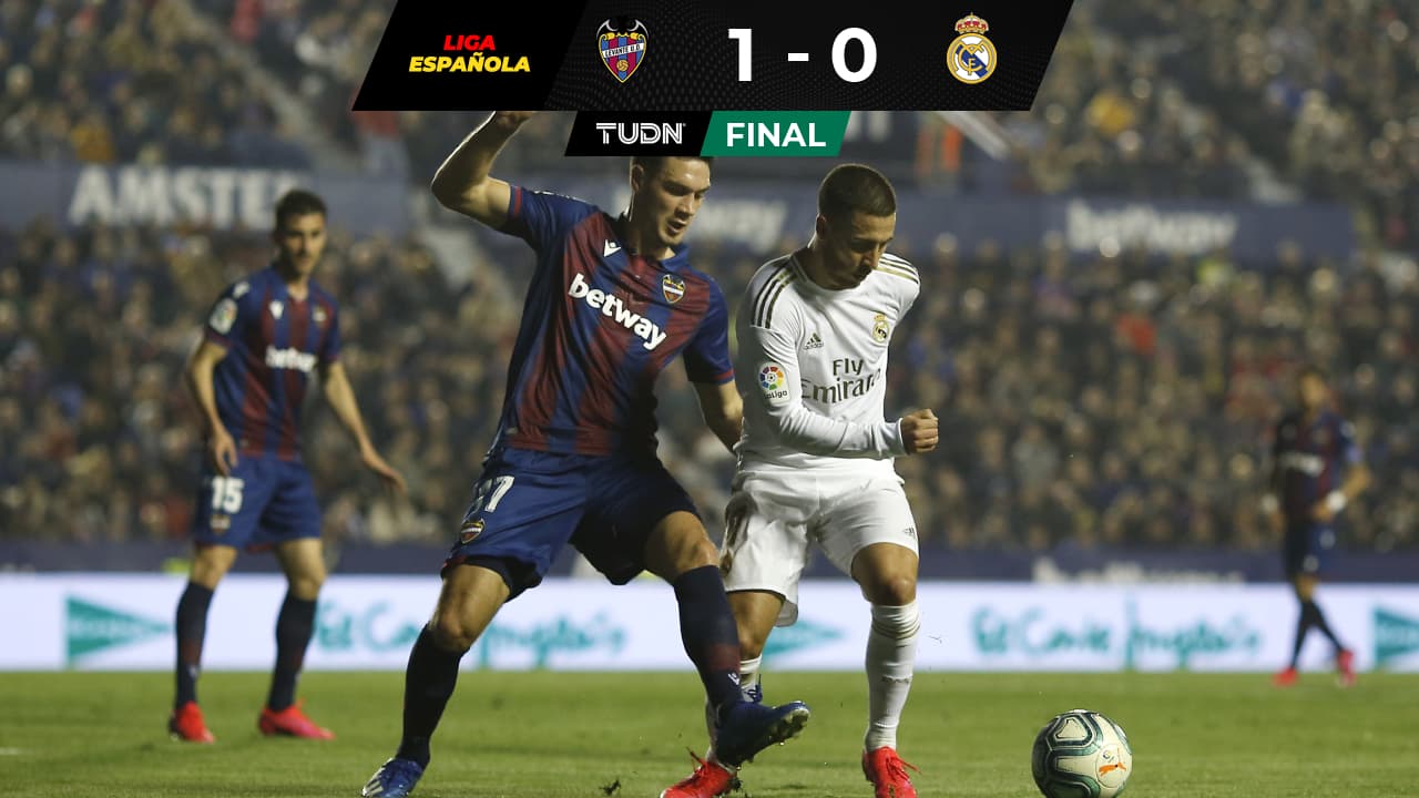 Tropezón del Real Madrid ante el Levante previo el Clásico