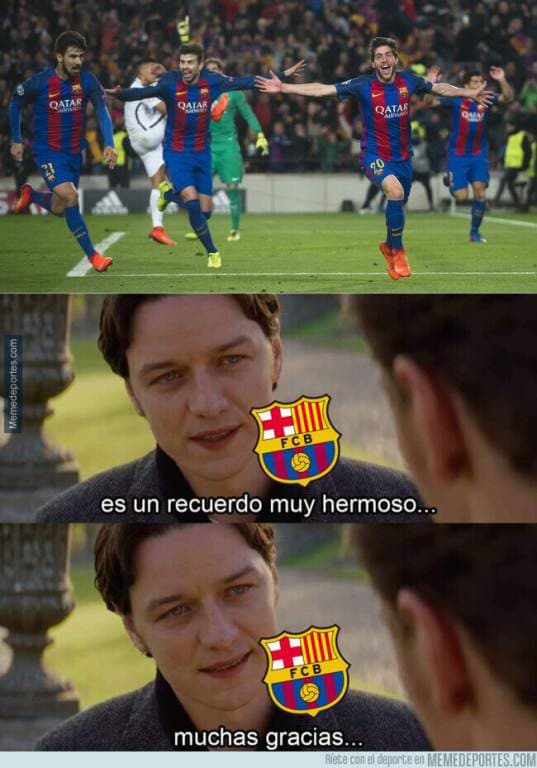 Los memes no perdonan al Barcelona tras ser apaleados por el PSG | Las reacciones en redes le echan ‘limón a la herida’ y tunden a los culés luego de su actuación en Octavos de la Champions.
