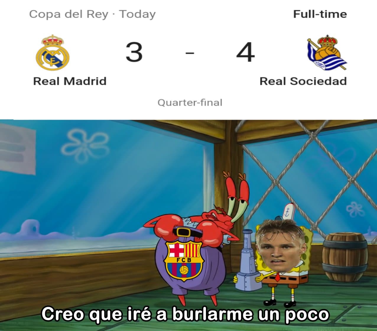 Los memes haciendo leña del árbol caído (Real Madrid).