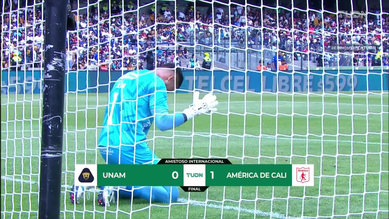 ¡Termina el partido! Caen los pumas y hay rechiflas de la afición.