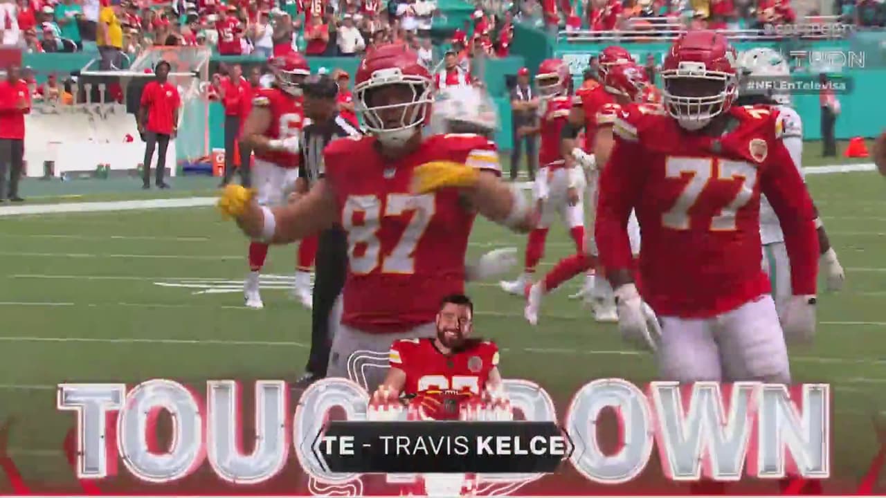 ¡Conexión perfecta! Touchdown de Mahomes con Kelce para Chiefs