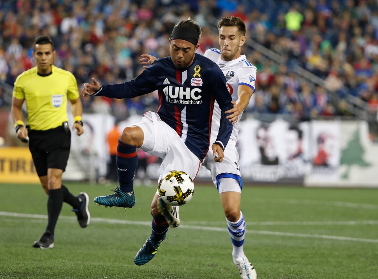 Revolution venció con lo justo al Montreal Impact y no pierde esperanzas