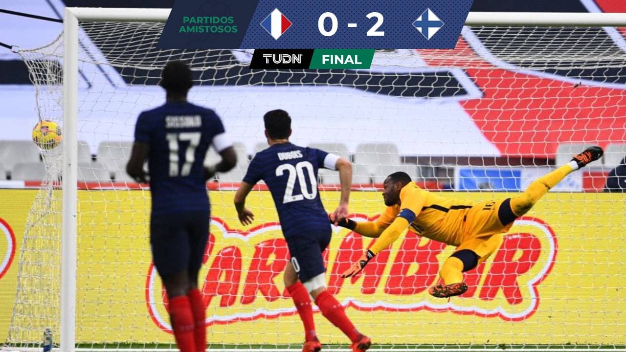Finlandia sorprende y le pega a Francia en amistoso