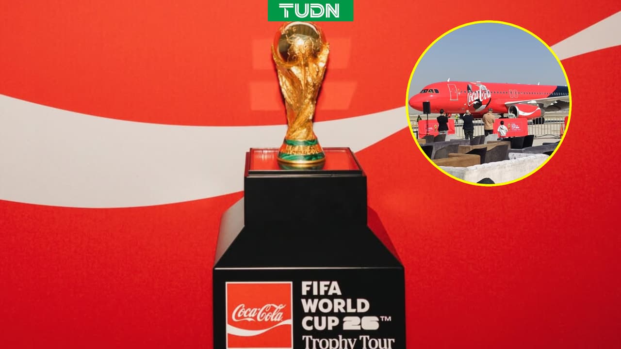 Llega el trofeo de la Copa del Mundo de la FIFA a México
