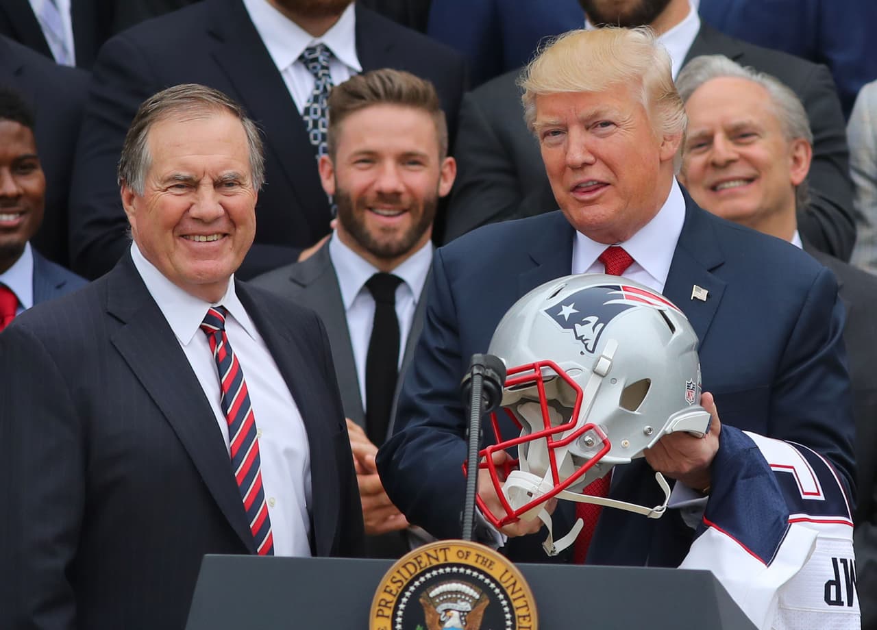 <b>New England Patriots:</b> Donald Trump