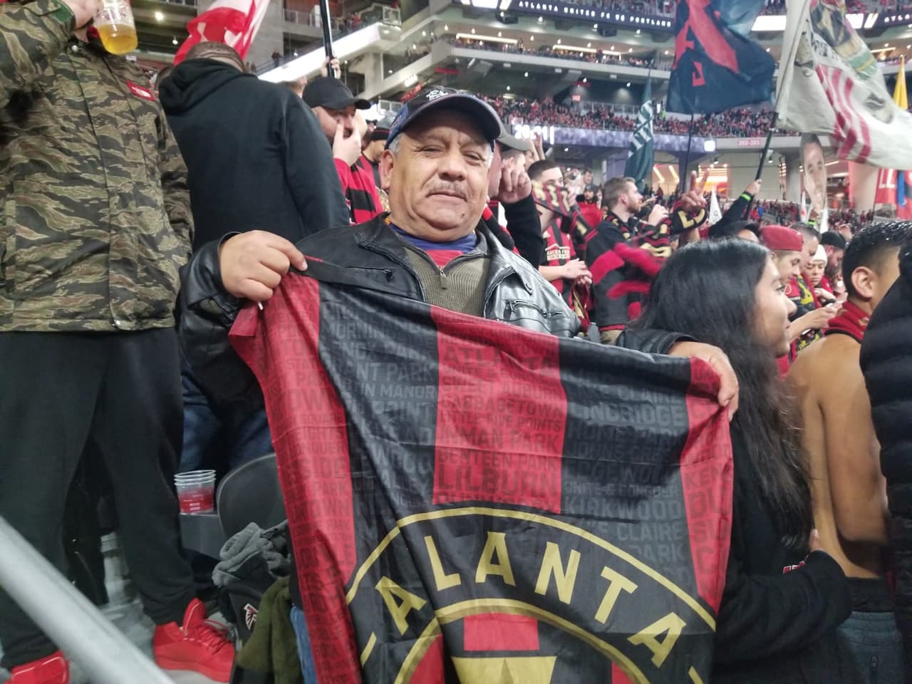 En las tribunas del Mercedes-Benz Stadium se vive la Final por la MLS Cup con todo el fervor de los fanáticos del Atlanta United.