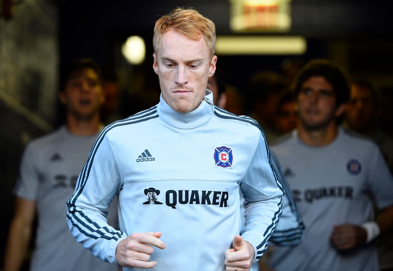 Jeff Larentowicz, durante su paso por Chicago Fire.