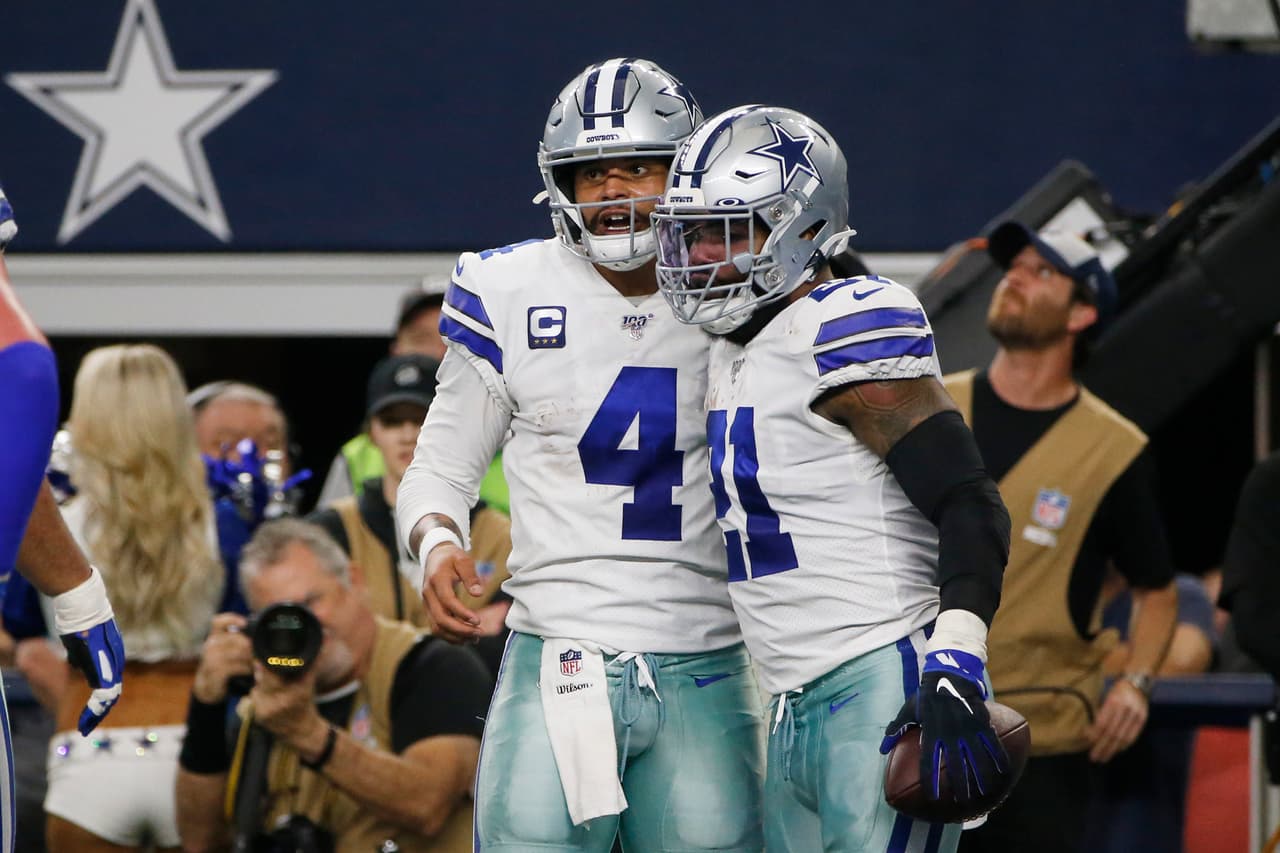 Cowboys dan jalón de orejas a Dak Prescott y Zeke Elliot