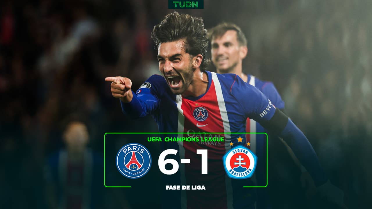 PSG inicia camino al tricampeonato de Champions League con triplete de Ferran Torres