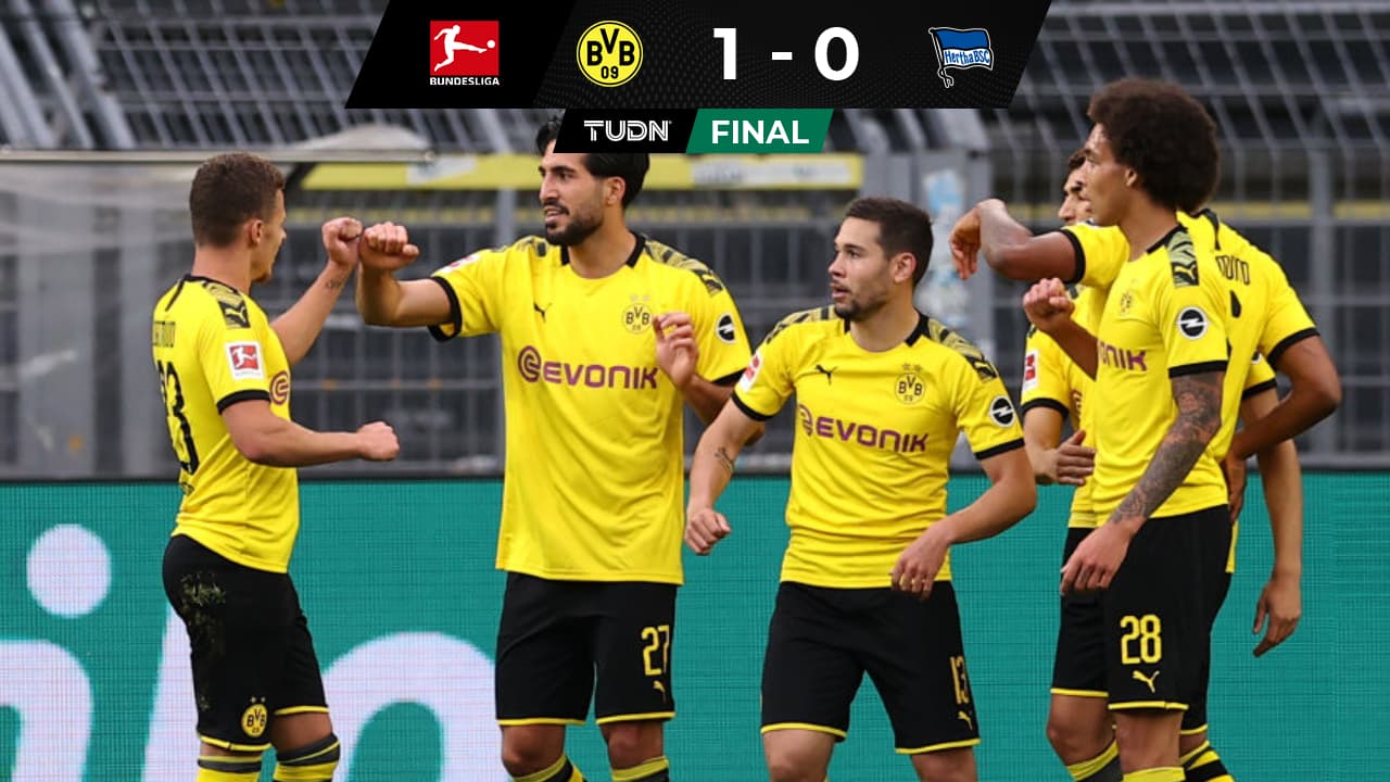 ¡Y sin Haaland! Borussia Dortmund vence a Hertha Berlin